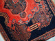 Handmade antique Persian pair of Senneh rugs 1.7' x 2.6' ( 52cm x 80cm ) 1900s