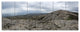 Rocky Mountain Peak Panorama, Landscape Canvas Art Print, 70"x28", 6 Panels