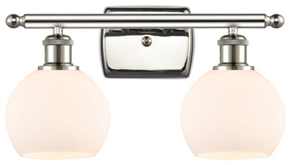 Innovations 516-2W-PN-G121-6 2 Light Bath Vanity Light, Polished Nickel