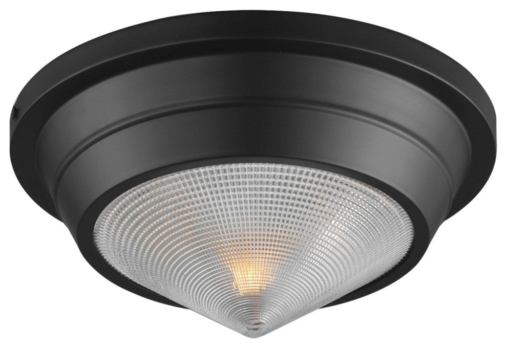 Maxim 10390 Hargreaves 10"W Flush Mount Ceiling Fixture - Black