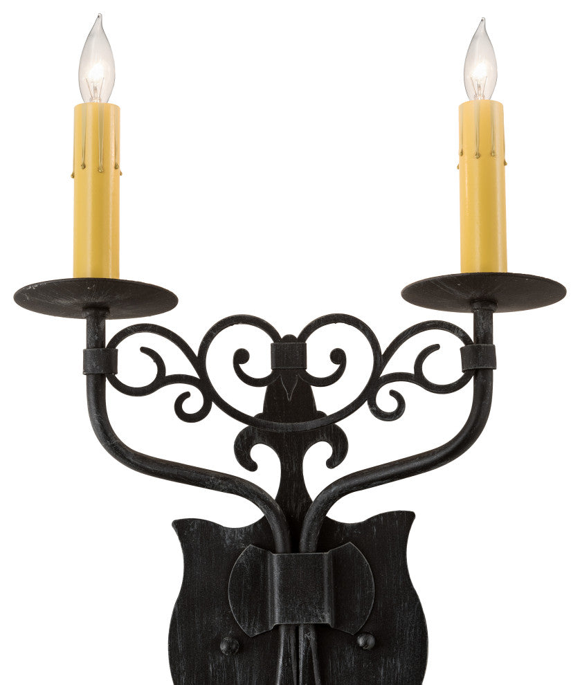 11 Wide Merano 2 Light Wall Sconce