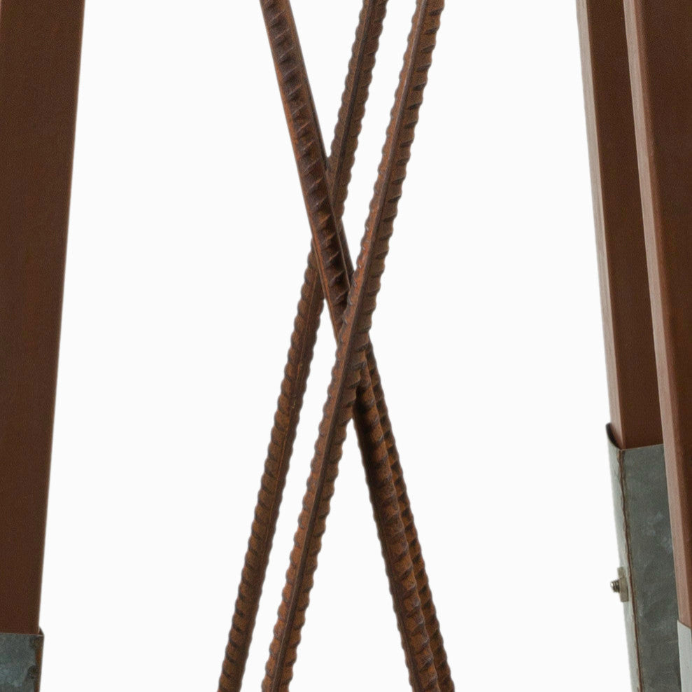 Alpine Garden Metal Kinetic Windmill, 101"Tall