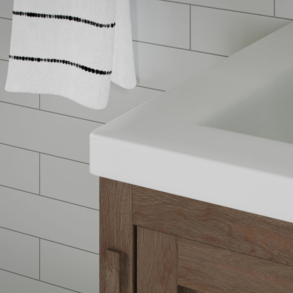 The Betsy Bathroom Vanity, Brown, 24", Single Sink, Freestanding
