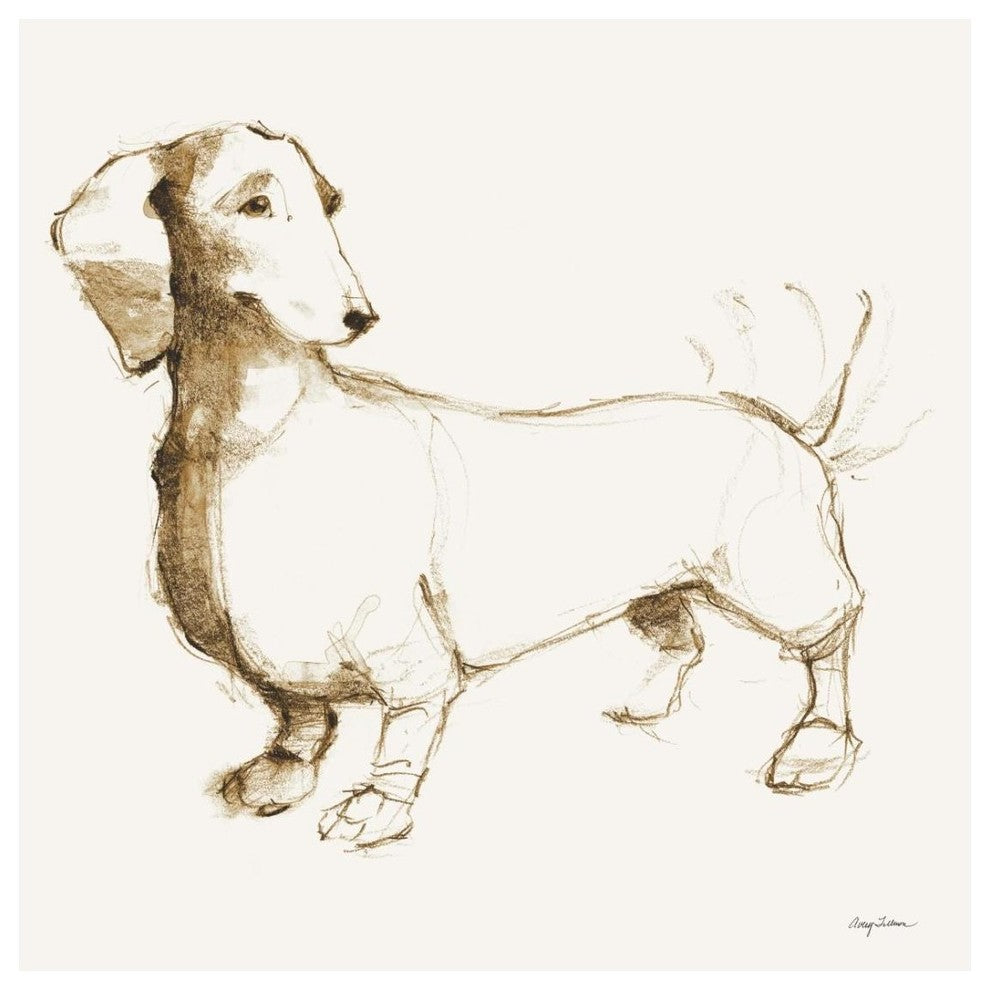 "Clio Brown and Orange" Digital Paper Print by Avery Tillmon, 26"x26"