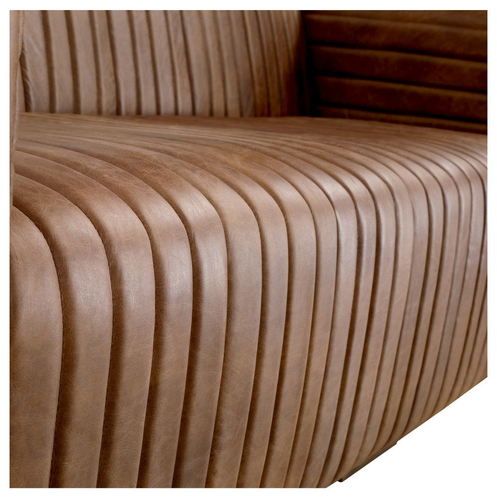 Castle Sofa Open Road Brown Leather