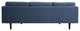 Minae Modern Contemporary Velvet Sofa, Blue