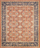 Peshawar Rabiou Rust/Blue Rug, 9'2x10'11