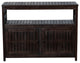 DTY Outdoor Living Longs Peak Eucalyptus Sideboard, Espresso