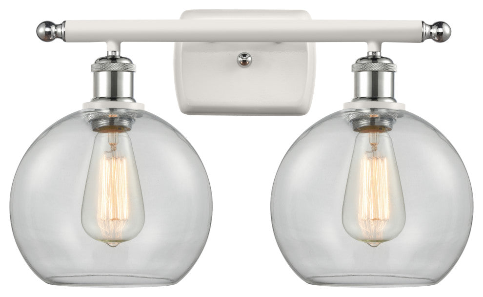 Innovations Lighting 516-2W-WPC-G122-8-LED 2 Light 16" Bath Vanity Light