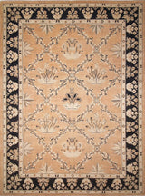Peshawar Altyn Red/Black Rug, 9'10"x13'5"