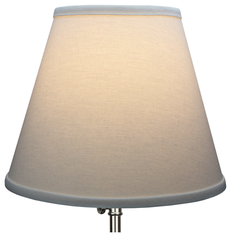 Fenchel Shades, 6"x11"x9" Spider Attachment Empire Lamp Shade, Linen