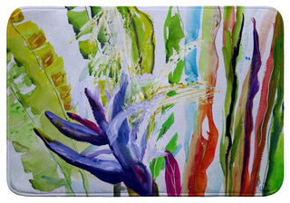 Abstract Bird of Paradise Bath Mat 24x36
