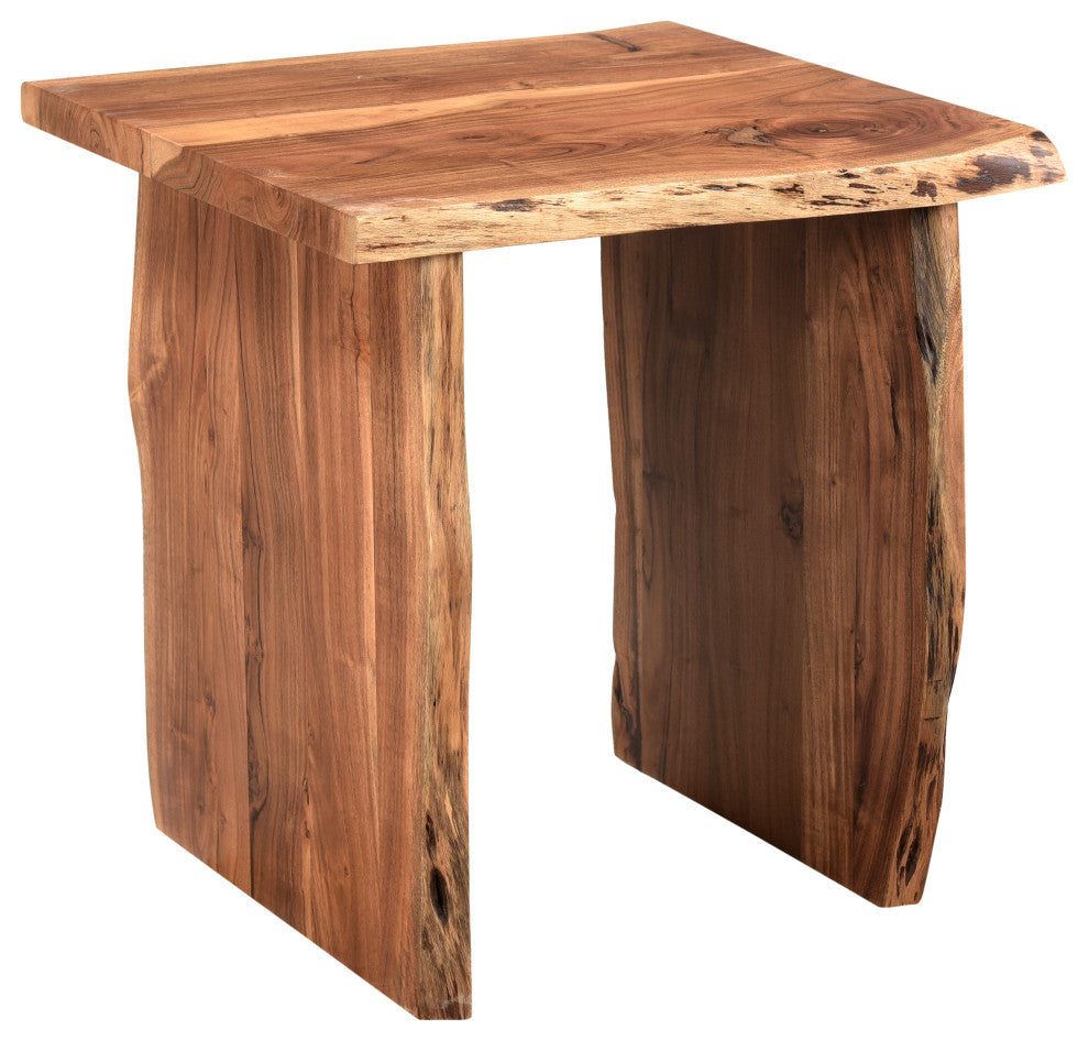 Stafford 2-piece Live Edge Solid Wood Living Room Table Set
