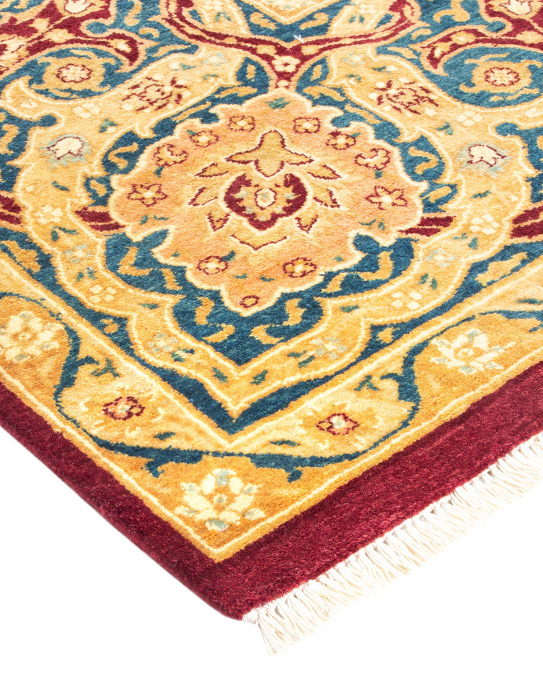 Zuri, One-of-a-Kind Hand-Knotted Area Rug Red, 8'1"x10'0"