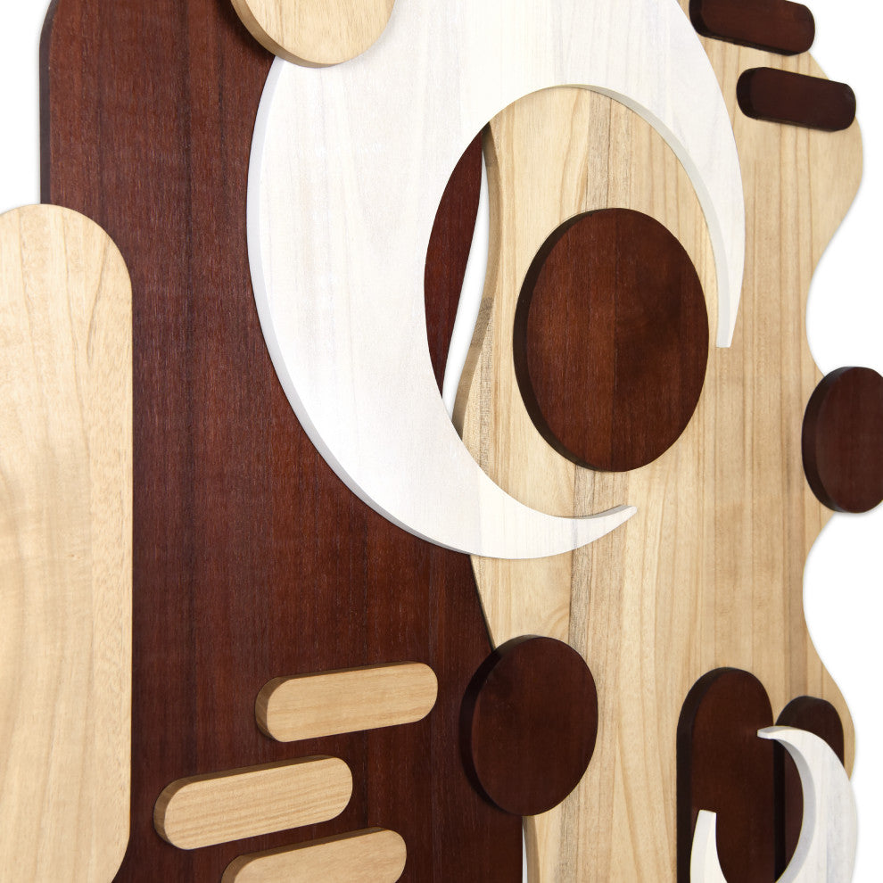"Sands Serenade" Hand Made Wood Abstracts Wall Art, Ap-102b-4030-02