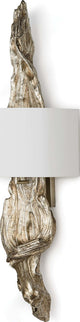 Driftwood Sconce (Ambered Silver Leaf)
