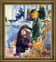Charles Webster Hawthorne Miss Wilson Seated