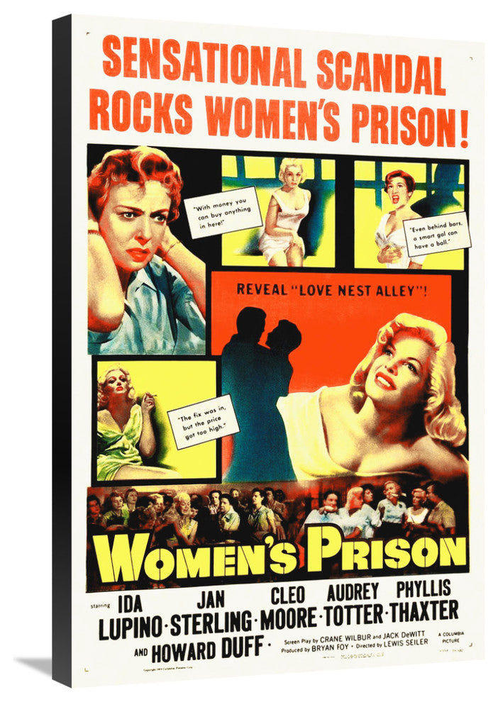 "Women's Prison" Stretched Canvas Giclee by Hollywood Photo Archive, 20x30"