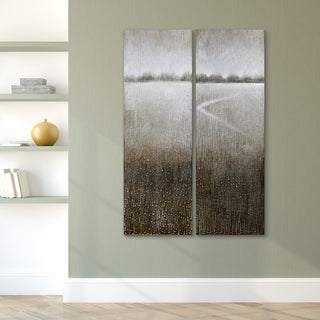 Listlessness Textured Metallic Hand Painted Wall Art by Martin Edwards