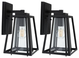Safavieh Rydler Outdoor Wall Sconce Set of 2 Black