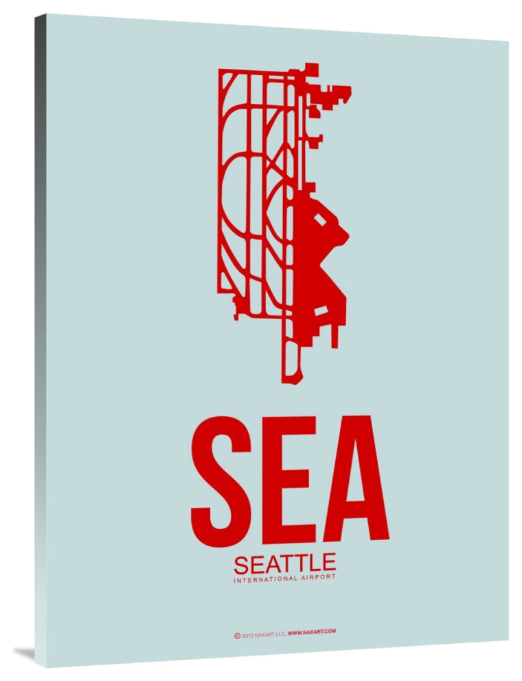 "SEA Seattle Poster 1" Fine Art Print