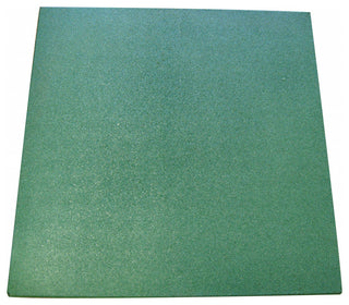 Rubber-Cal Eco-Sport Interlocking Tiles, 1", Green, 50 Pack