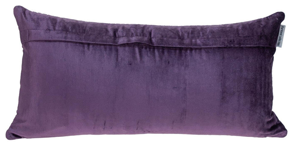 Parkland Collection Iphis Purple Throw Pillow, Rectangle