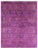 7' 10" X 9' 9" Hand-Knotted Full Pile Overdyed Mamluk Rug - Q12732