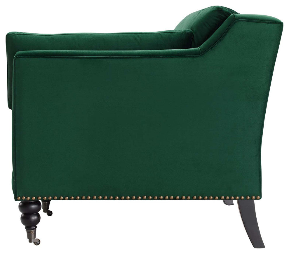 Sofa, Velvet, Green, Modern, Living Lounge Room Hotel Lobby Hospitality