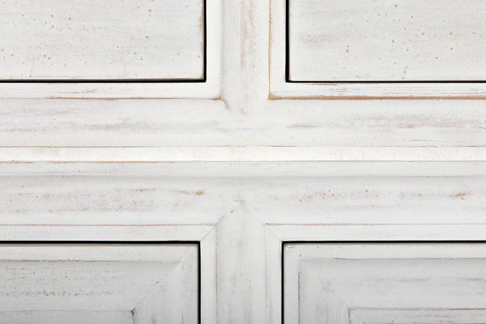 Conrad 9 Drawer Dresser, White Wash