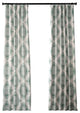 Henna Clover Blackout Room Darkening Curtain, Set of 2, Clover, 50"x108"