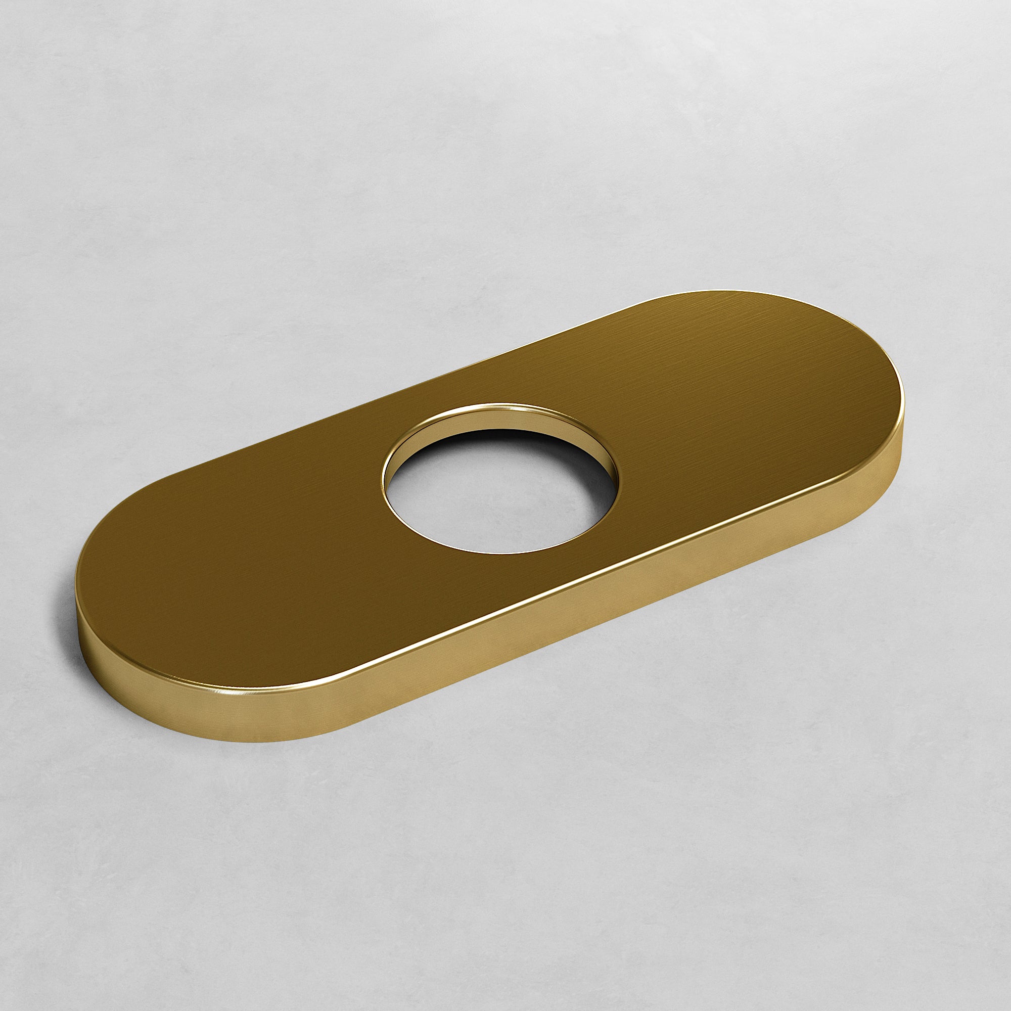 VIGO 5.5" L Bathroom Deck Plate, Matte Gold