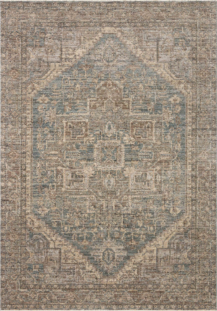 Loloi Priscilla Blue / Bark 11'-6" x 15' Area Rug