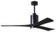 Matthews Fan, Patricia-3 Ceiling Fan, Matte Black, 60", Matte Black