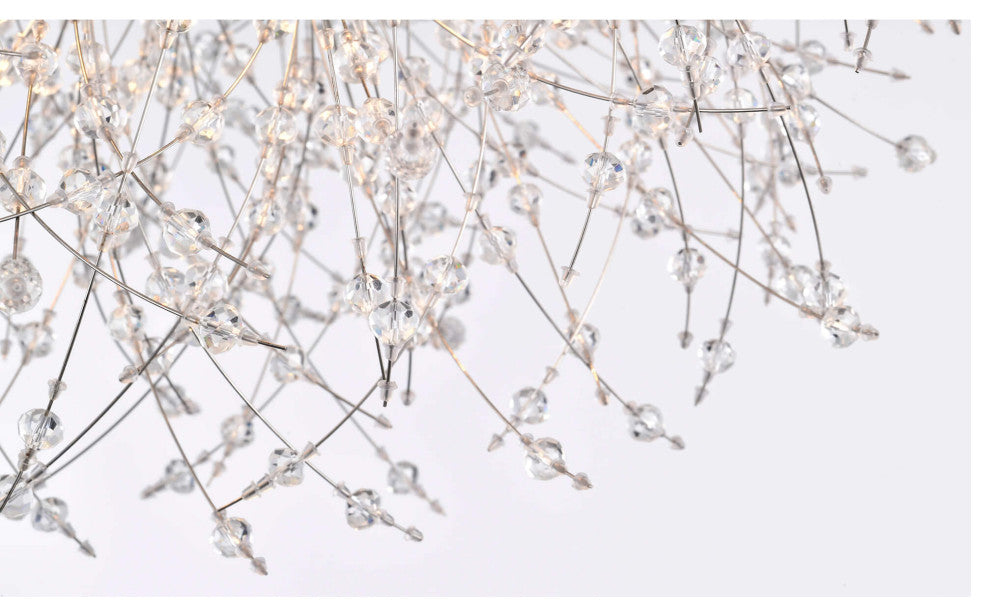 Silvia 8-Light Chrome Firework Chandelier