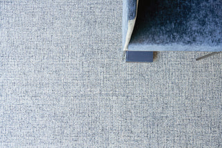 Caprice Handmade Hand-Tufted Wool Dark Blue/Ivory Area Rug, 10'x14'