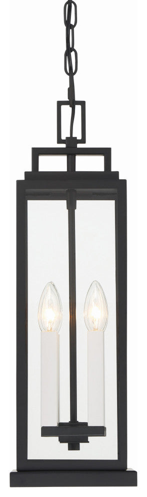 Crystorama Lighting Group ASP-8915 Aspen 4 Light 7"W Outdoor - Matte Black