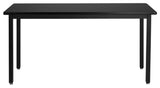 NPS Steel Fixed Height Science Lab Table, 24 X 60 X 30, HPL Top, Black