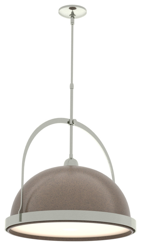 Atlas Large Pendant, Sterling, Bronze, Standard Height