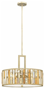 Gemma Pendant in Silver Leaf