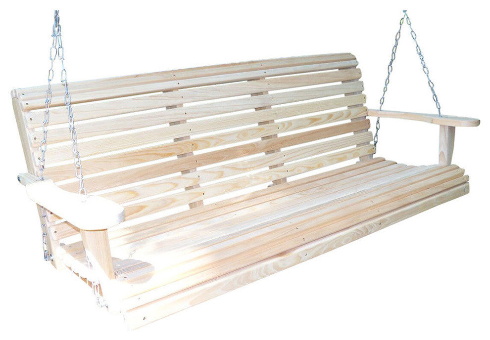 5' Cypress Roll Swing, Winter White