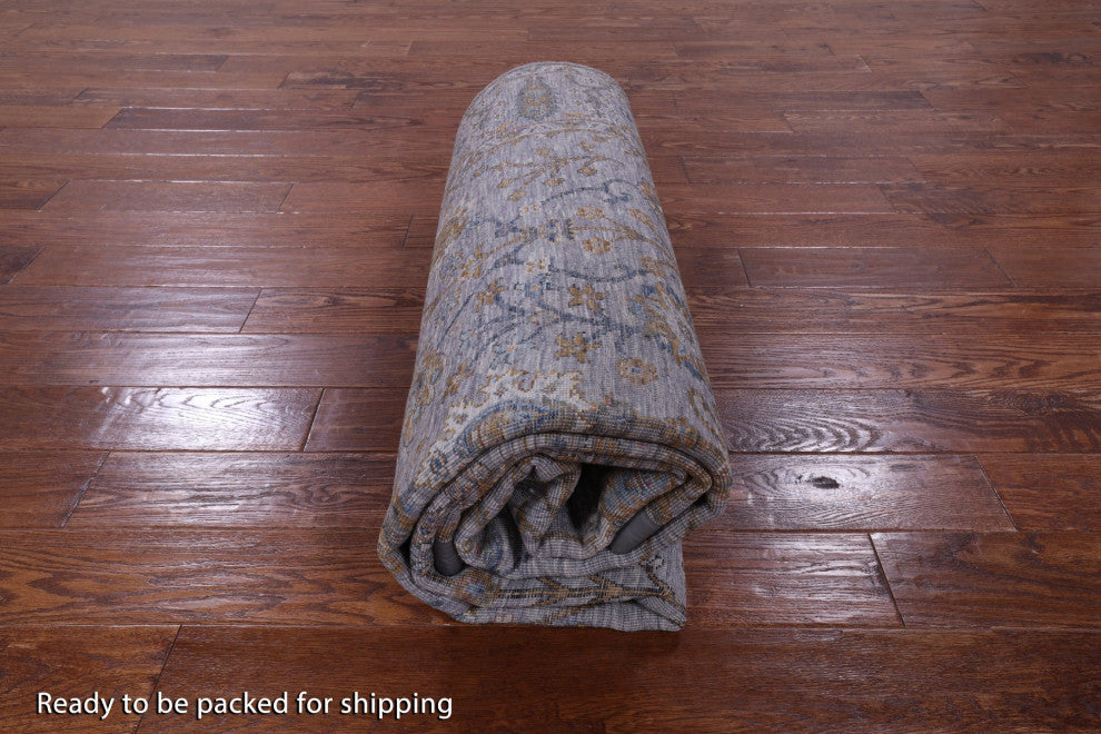 Persian Tabriz Hand Knotted Wool Rug 6' 1" X 9' 3" Q9003