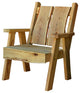 Live Edge Locust Timberland Chair, Natural Stain