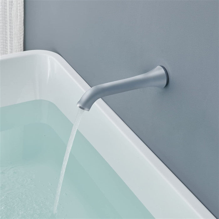 Bathselect Commercial Wall Mount Chrome Finish Automatic Motion Sensor Faucet