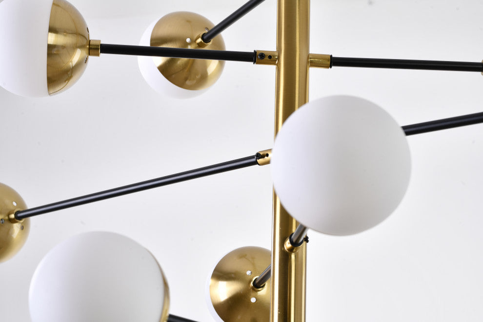 Gold Orb Chandelier