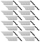 Ornate Cornice White Urethane Design 16 Pieces Totaling 1536" Length