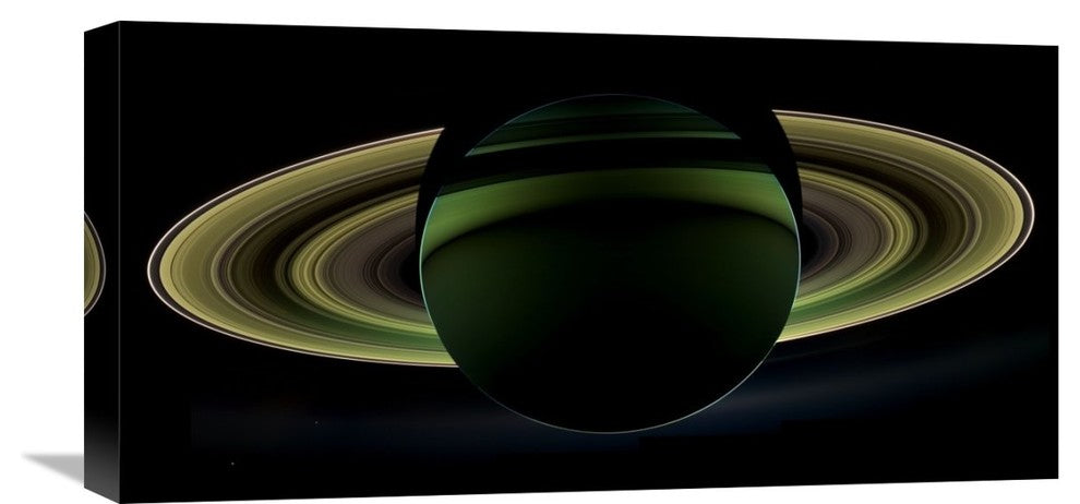 "The Dark Side Of Saturn Viewed Vrom Cassini" Artwork