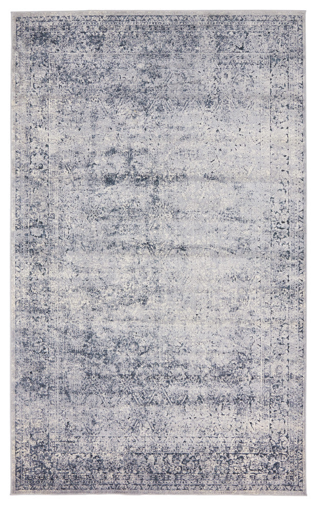 Unique Loom Dark Blue Chateau Jefferson 5' 0 x 8' 0 Area Rug