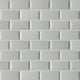 Domino Gray 3X6 Glossy Beveled Subway Tile, 22 Sft
