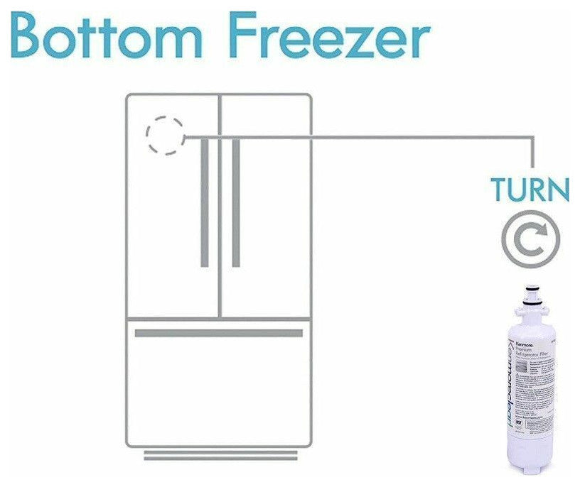 1 Pack 9690 Kenmore 469690 Replacement Refrigerator Water Filter